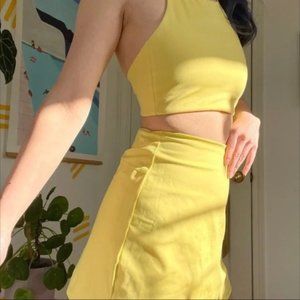 Girlfriend Collective Lemon Topanga Bra - M